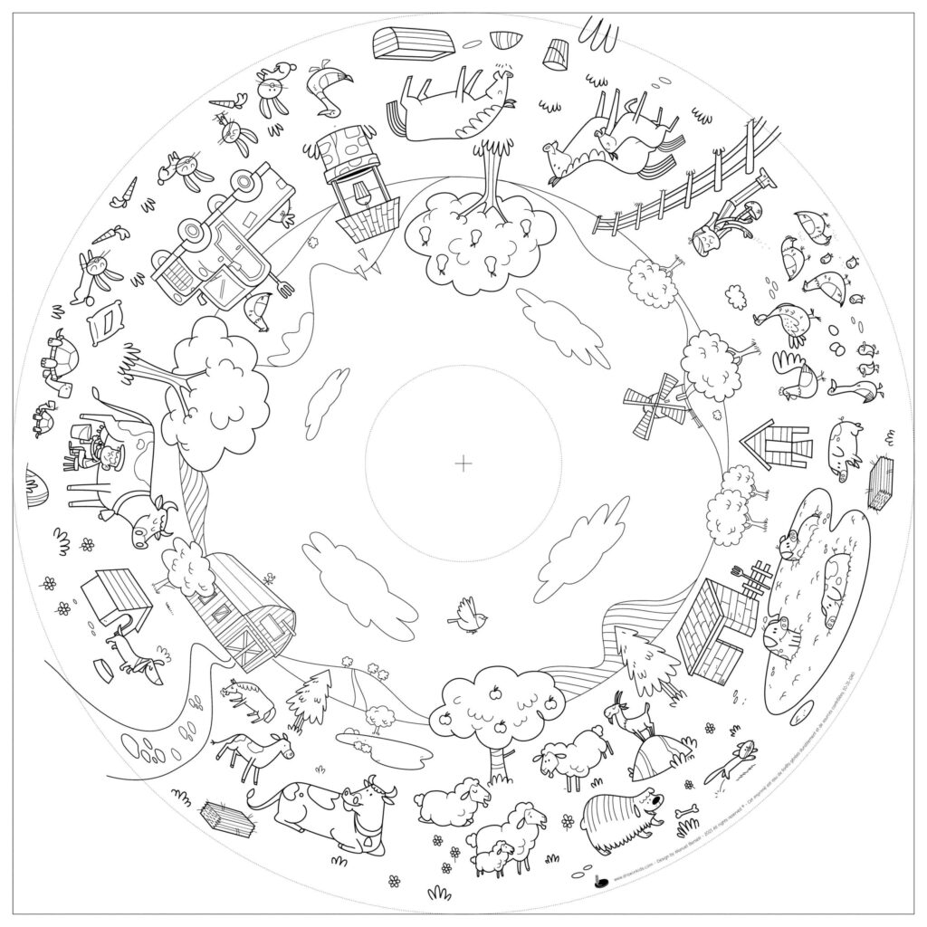 Recharge coloriage enfant 10 feuilles – OMY® Objets & imaginaire (dès 4 ans)