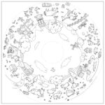 Recharge coloriage enfant 10 feuilles – OMY® Objets & imaginaire (dès 4 ans)