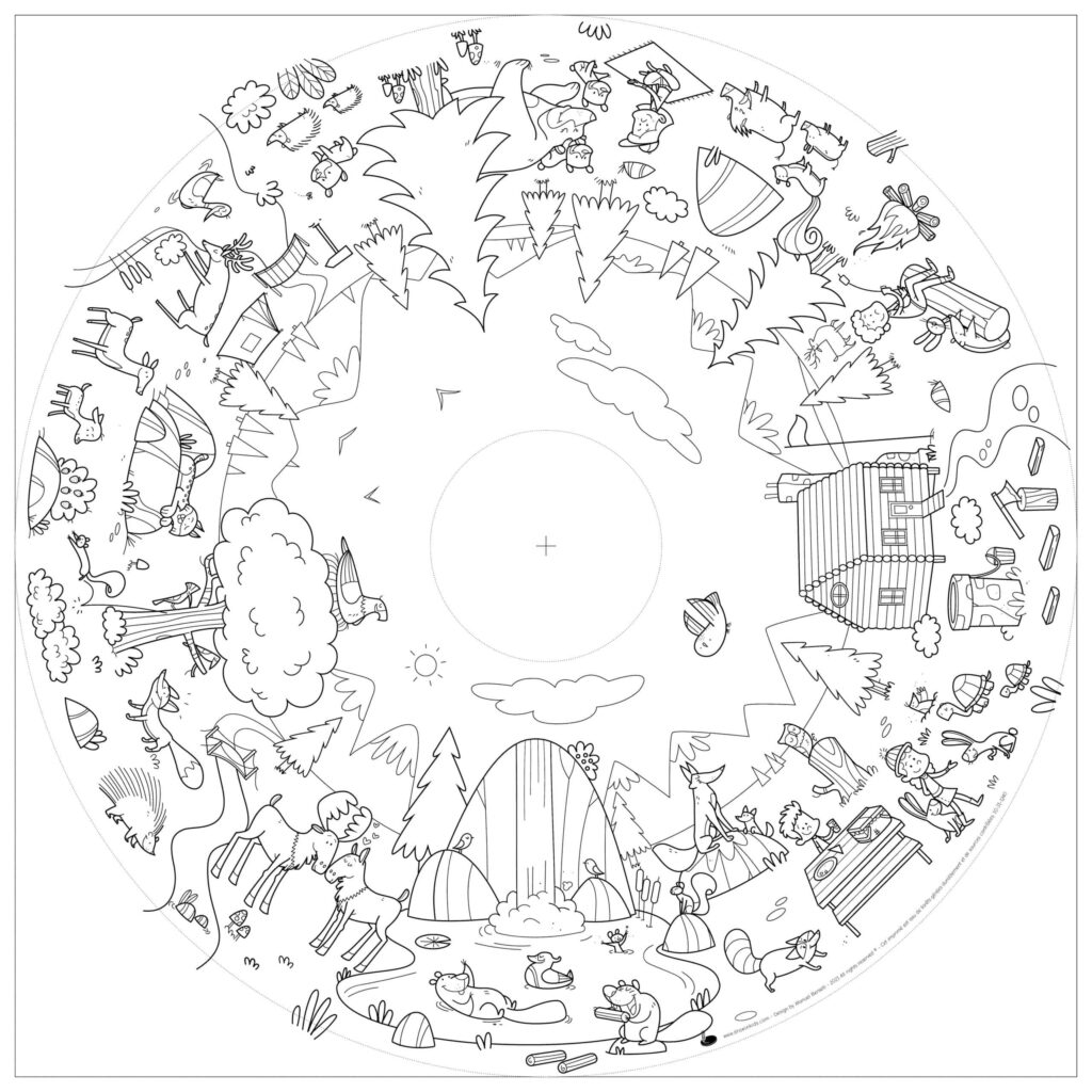 Recharge coloriage enfant 10 feuilles – OMY® Objets & imaginaire (dès 4 ans)