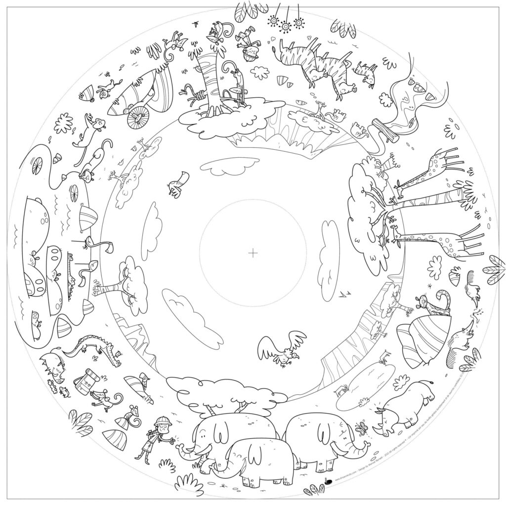 Recharge coloriage enfant 10 feuilles – OMY® Objets & imaginaire (dès 4 ans)