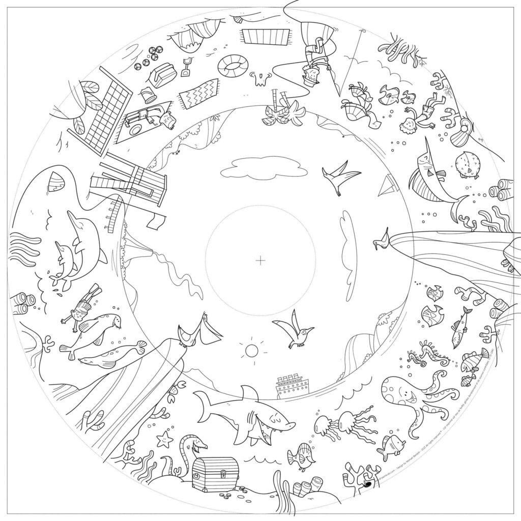 Recharge coloriage enfant 10 feuilles – OMY® Objets & imaginaire (dès 4 ans)