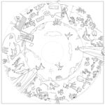 Recharge coloriage enfant 10 feuilles – OMY® Objets & imaginaire (dès 4 ans)