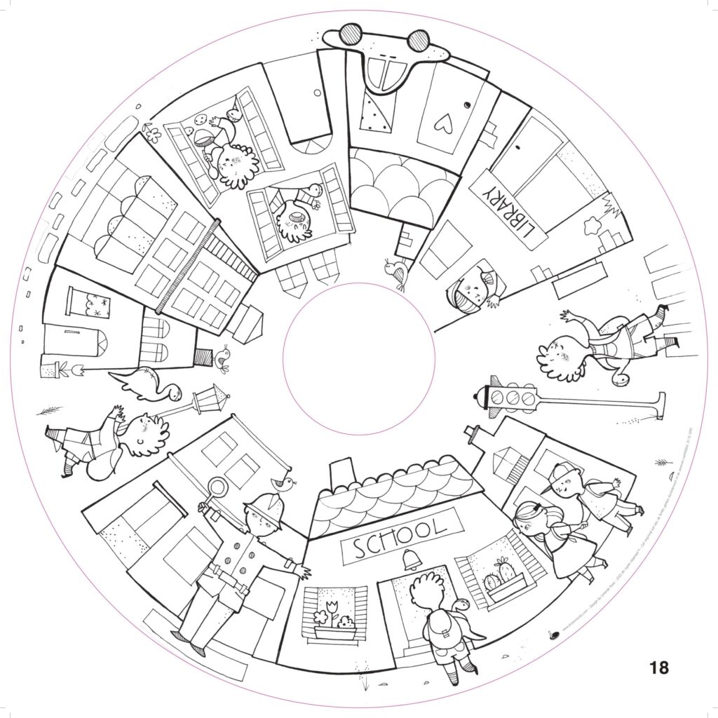 Recharge coloriage enfant 10 feuilles – OMY® Objets & imaginaire (dès 4 ans)