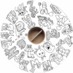 Recharge coloriage enfant 10 feuilles – OMY® Objets & imaginaire (dès 4 ans)