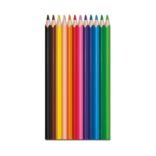 Lot de 12 crayons de couleur Color’Peps Strong – MAPED