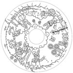 Recharge coloriage enfant 10 feuilles – Petits Lapins (dès 2 ans)