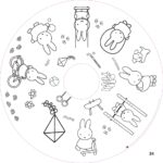 Recharge coloriage enfant XXL 10 feuilles – Miffy®(dès 2 ans)