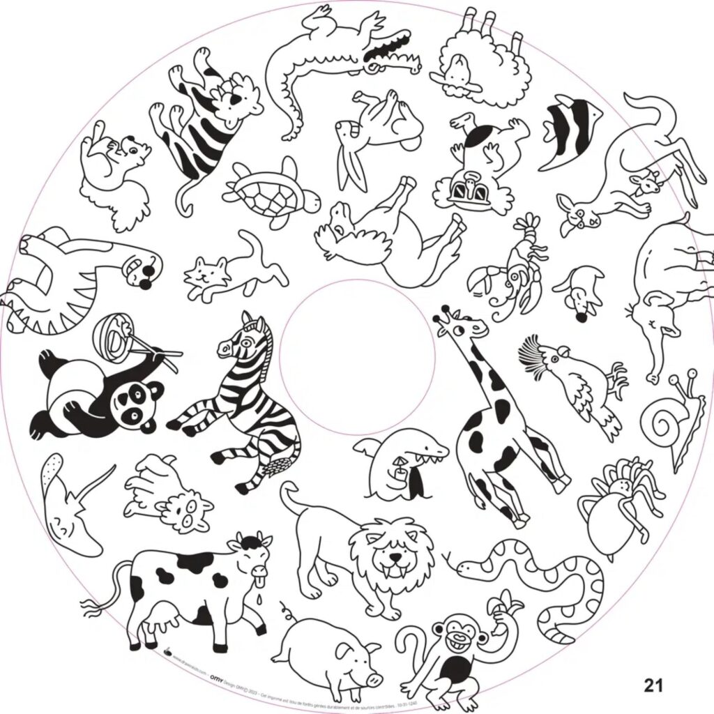 Recharge coloriage enfant 10 feuilles – OMY® Objets & imaginaire (dès 4 ans)