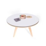 Drawin’table® XXL – Table à dessin pour enfants en bois naturel (Ø 90 cm)