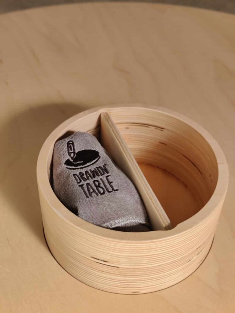 Pot à crayons en bois & plastique recyclé