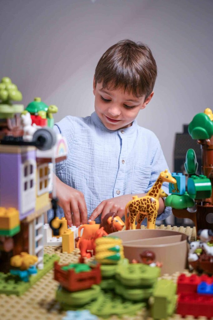 Play & Build MINI – Plateau compatible LEGO®* pour enfants de 5 à 10 ans