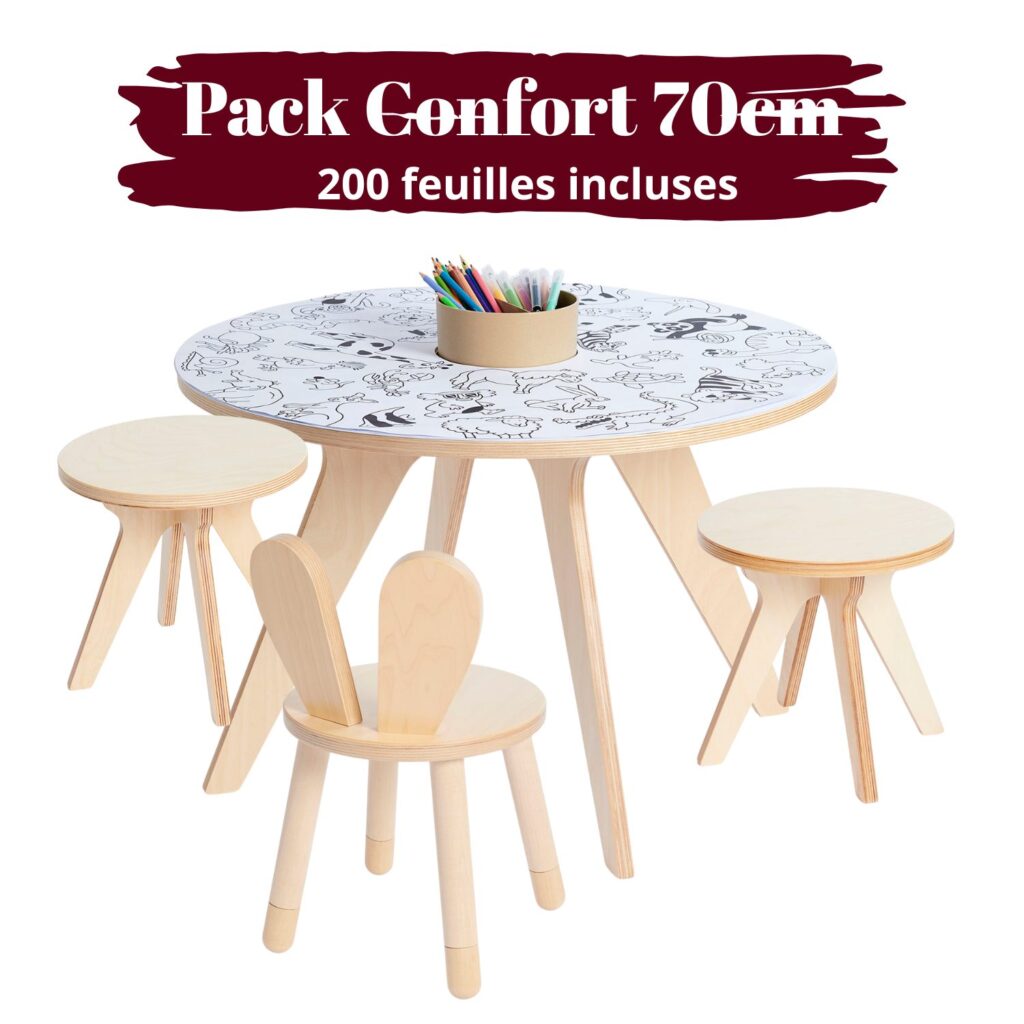 Pack PRO Confort – D70 cm (jusqu’à 3 enfants)