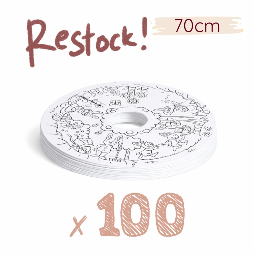 Pack 100 feuilles D70 cm