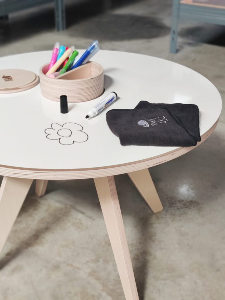 Pot à crayons en bois & plastique recyclé