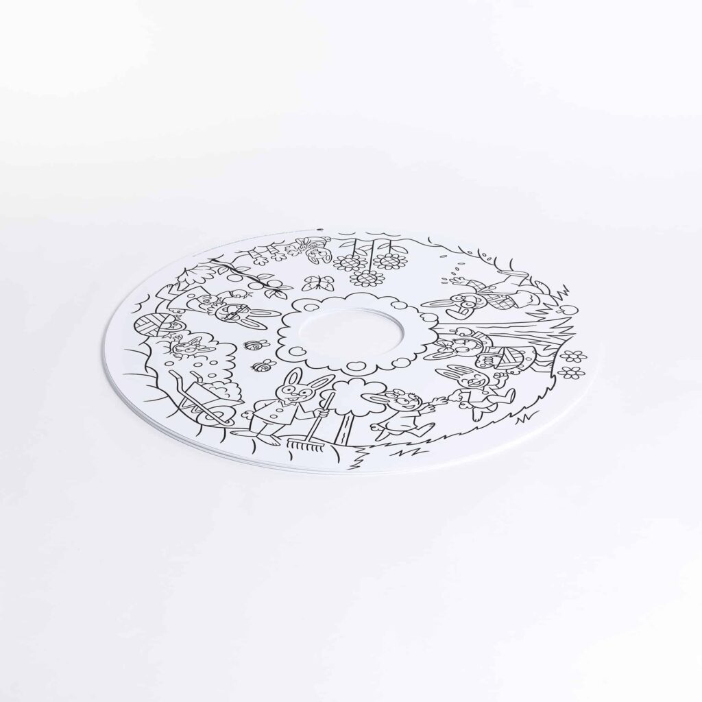 Recharge coloriage enfant 10 feuilles – Petits Lapins (dès 2 ans)