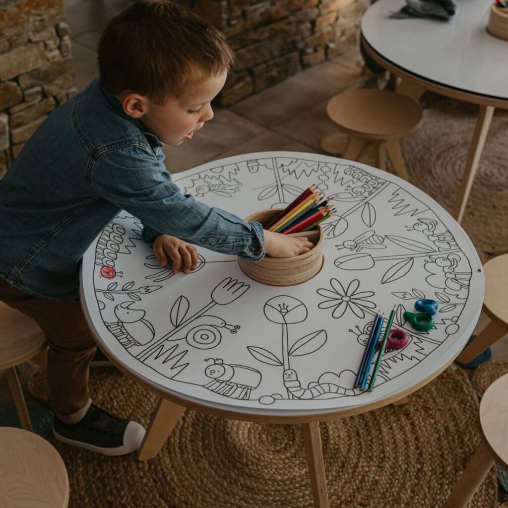 Recharge coloriage enfant 10 feuilles – Au jardin (dès 2 ans)