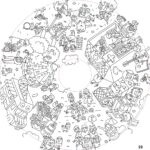 Recharge coloriage enfant 10 feuilles – OMY® Objets & imaginaire (dès 4 ans)