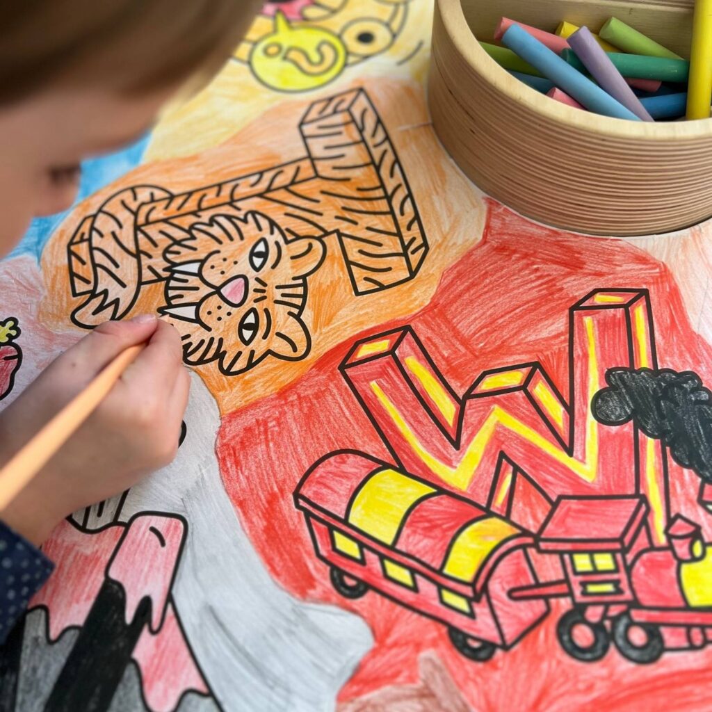 Recharge coloriage enfant 10 feuilles – OMY® Objets & imaginaire (dès 4 ans)