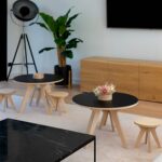 Lot de 2 tabourets enfants en bois – Design scandinave | Drawin’kids®