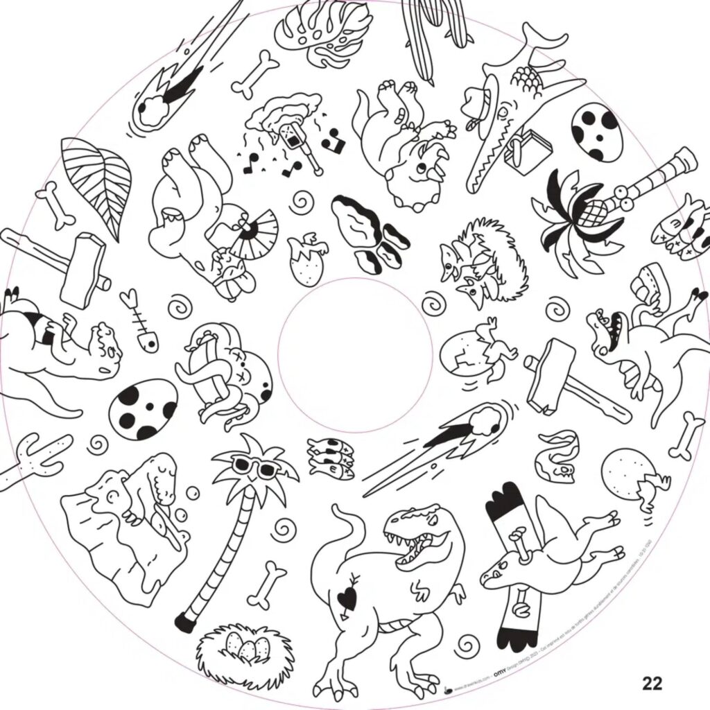 Recharge coloriage enfant 10 feuilles – OMY® Objets & imaginaire (dès 4 ans)
