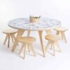Ensemble Drawin’table® XXL + 4 tabourets – Table à dessin pour enfants