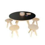 Ensemble Drawin’table® XXL + 4 tabourets – Table à dessin pour enfants
